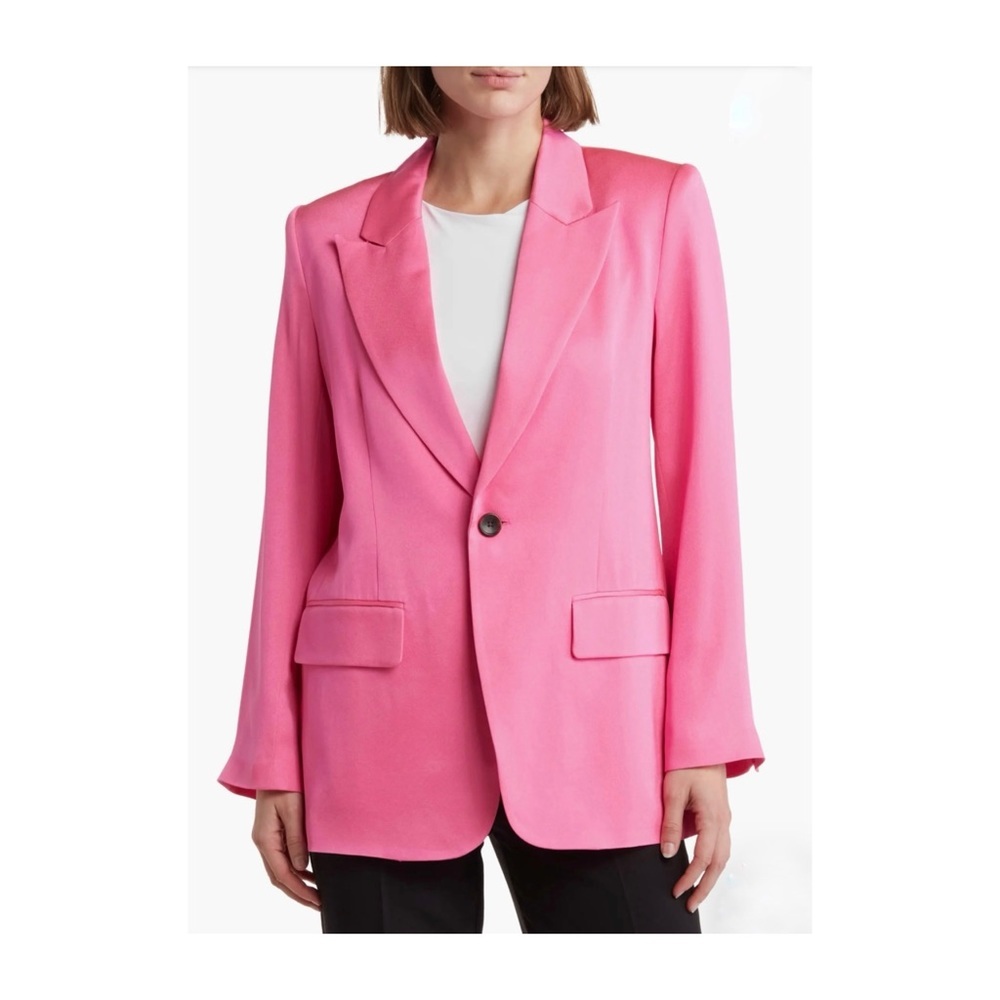 A. L. C Hot Pink Barbiecore Valentine’s Day Blazer